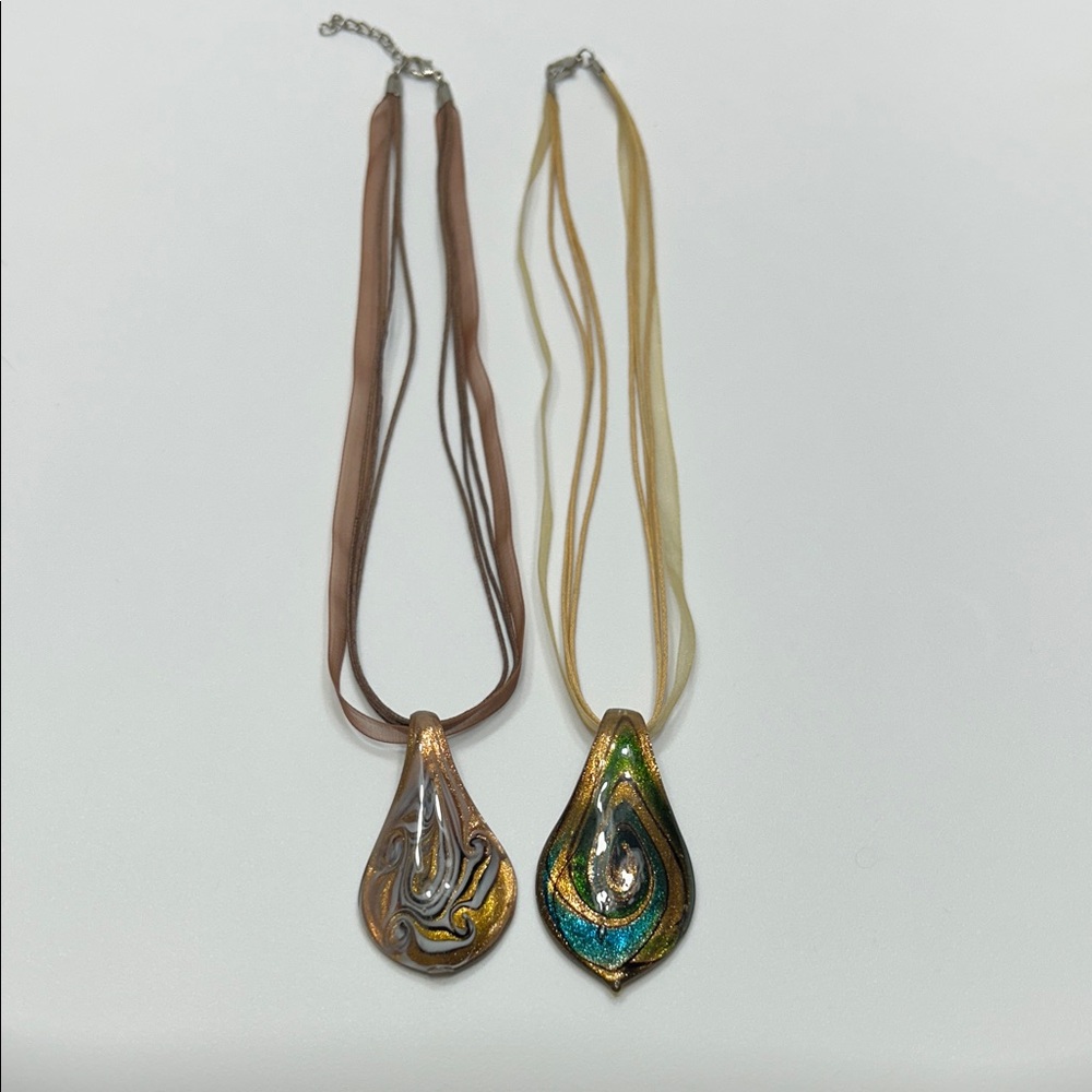 Teardrop Pendant Necklace Set
